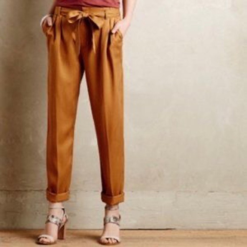 Anthropologie Cartonnier paperbag south coast jogger pants